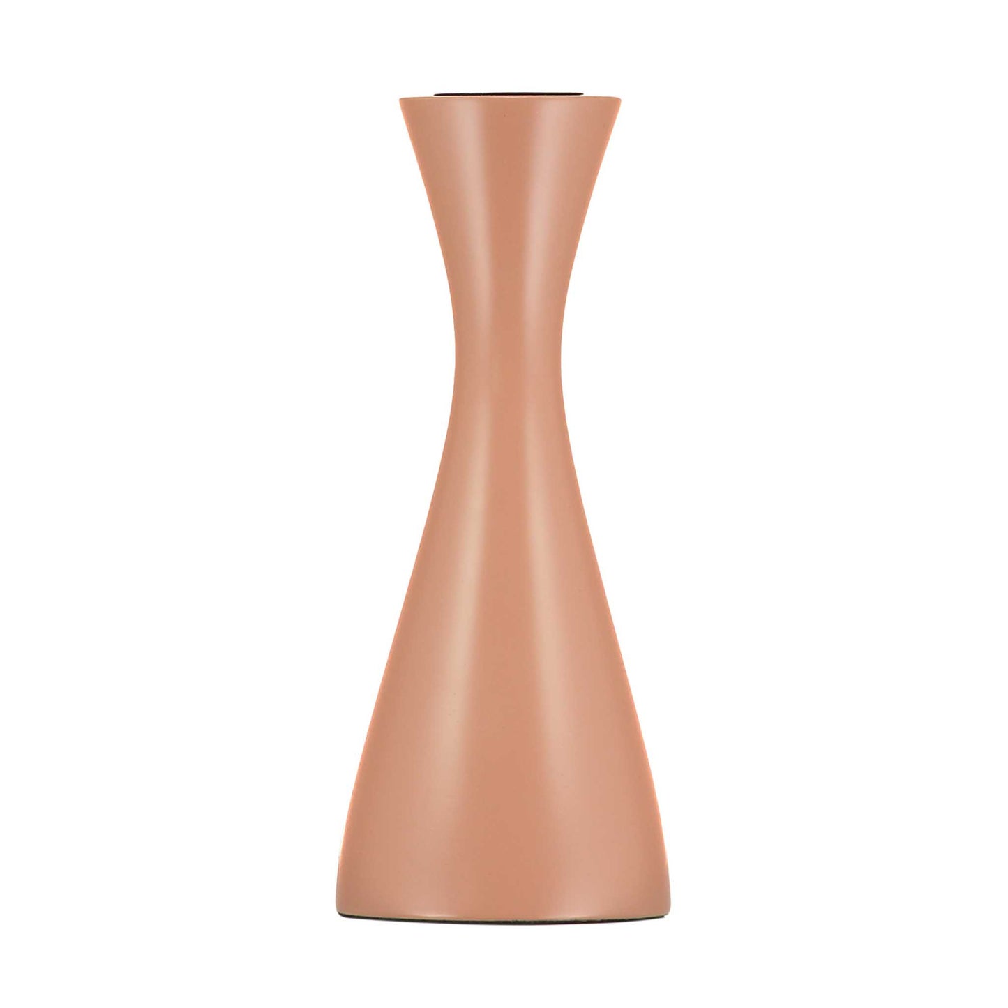 Minimal plain rose pink candleholder 