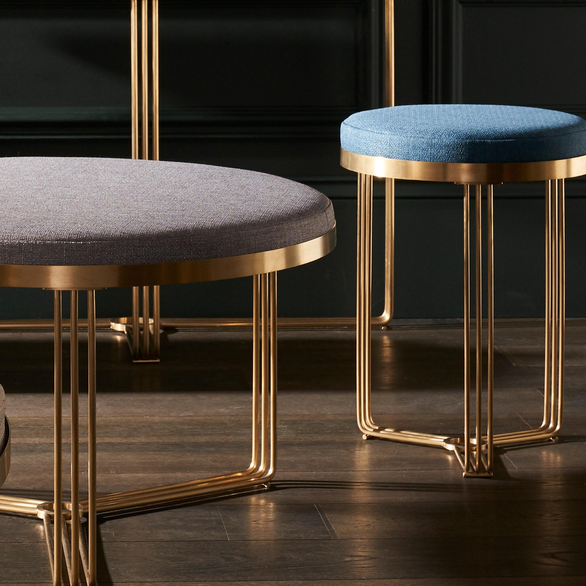 Gold small side table luxury home