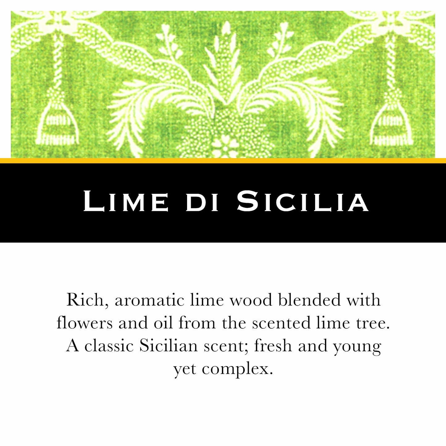 Ortigia Sicilia Lime di Sicilia Onda Diffuser (500 ml)