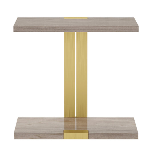 Modern brass side table