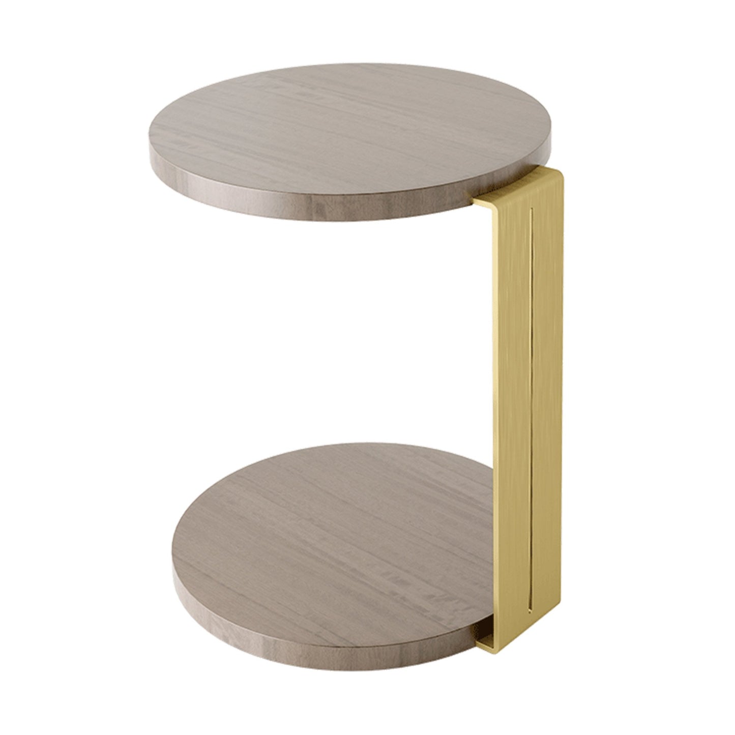 Gold brass Modern sofa side table opposite side