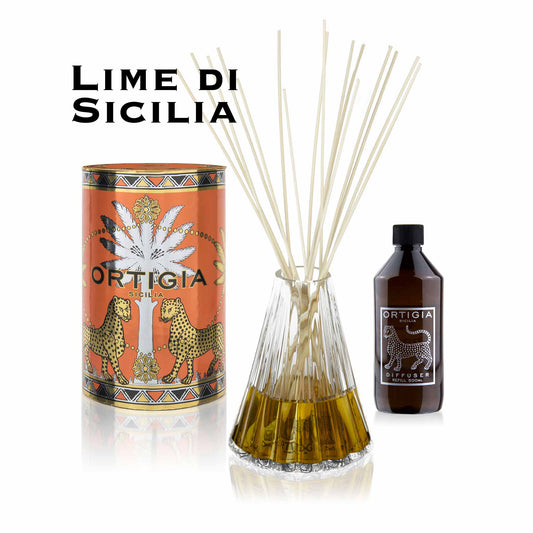 Ortigia Sicilia Lime di Sicilia Onda Diffuser (500 ml)