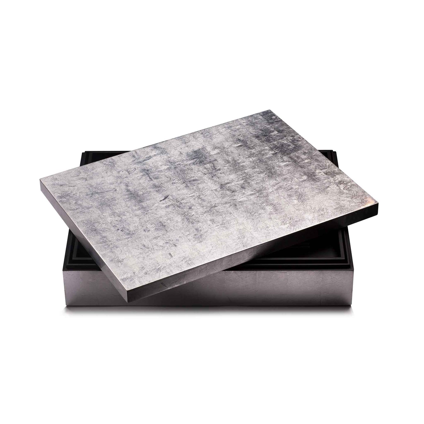 Placemat & Double Coaster Box Set in Silver x 6