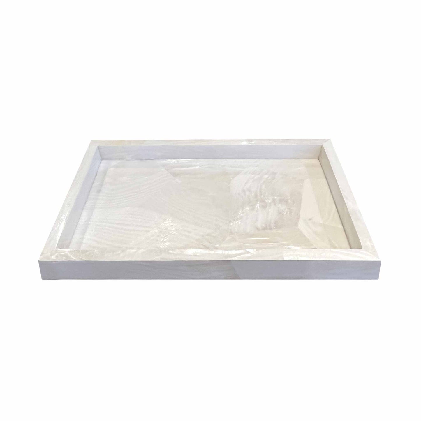 Extra white small kabibe shell tray