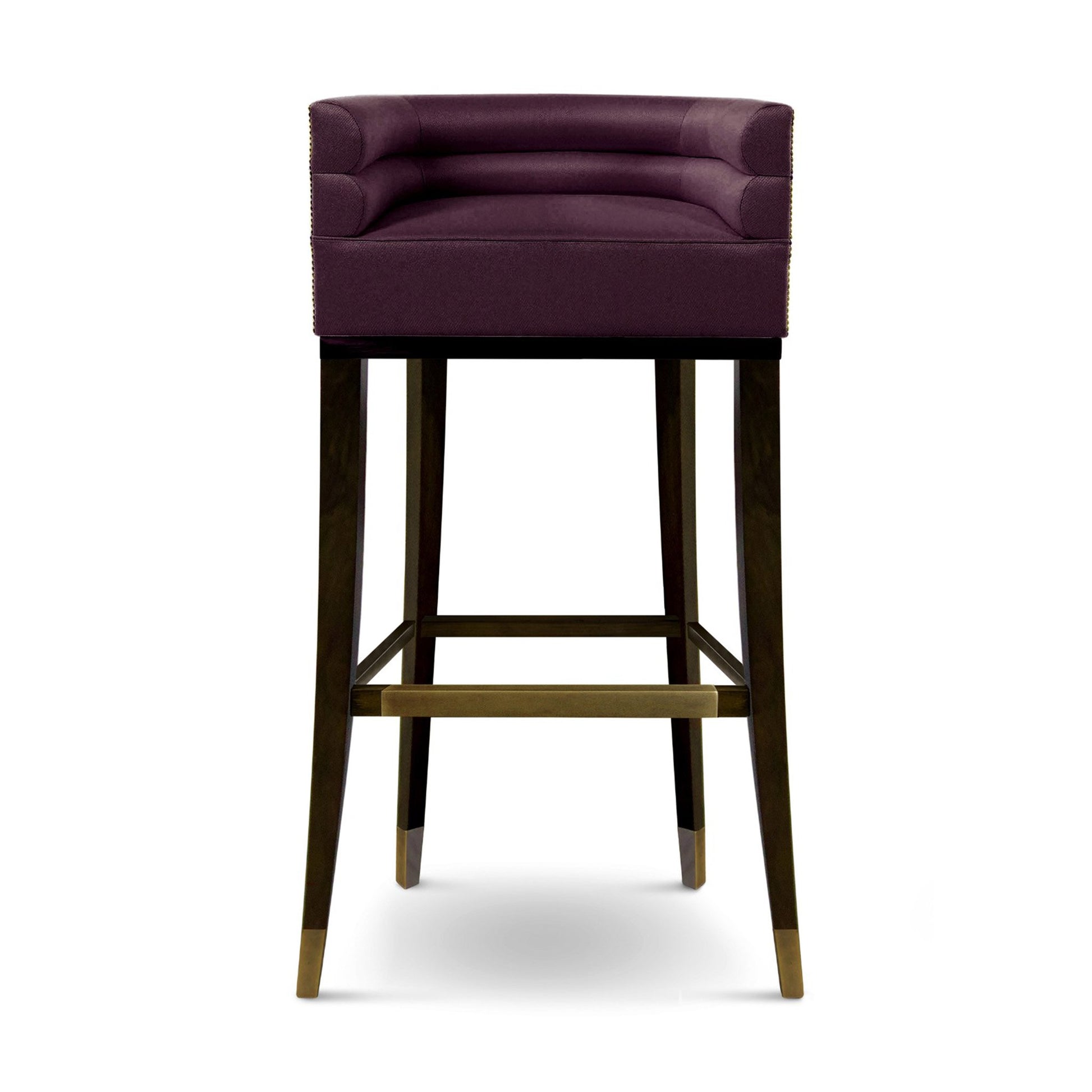 Front of Comfortable wrap around bar stools